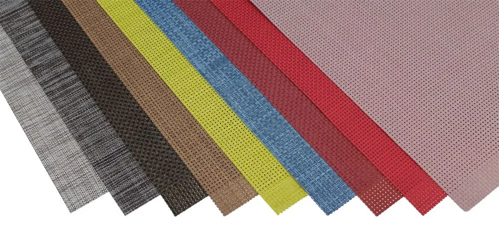 Tischset Platzset ELEGANCE Platzmatten 8er Set hellgrün gewebt Kunststoff 45×30 cm – Bild 5