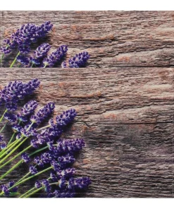 Tischsets Platzsets Textil CLOTH Lavendel Holz lila braun 2er Set 45×30 cm