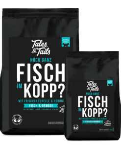 Softes Trockenfutter Tales & Tails, „Noch ganz Fisch im Kopp?“ (Proben, 1,5kg, 4kg)