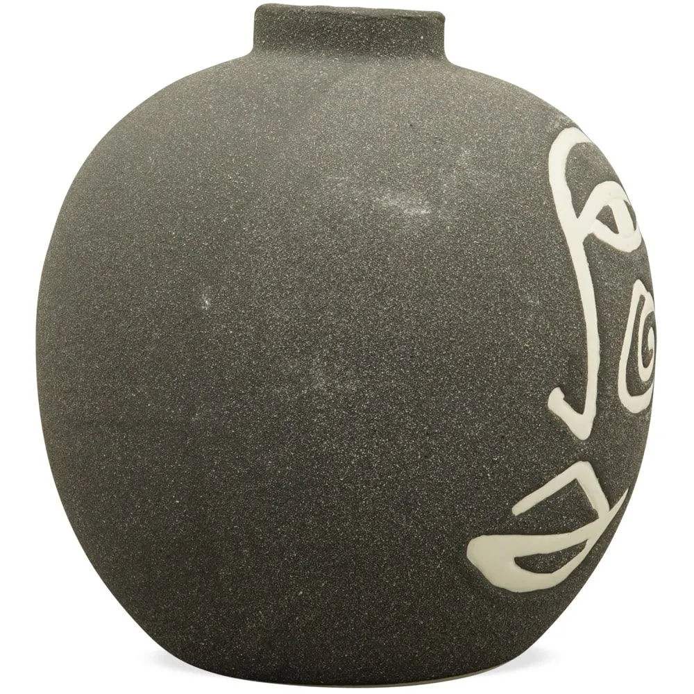 Vasen Porzellan schmale Öffnung Blumenvasen Deko 1 Stk Ø 15,5×16,2 cm 2 Farben – Bild 6