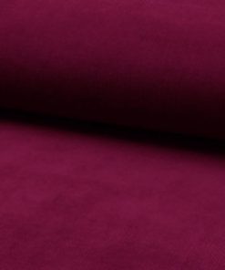 Samtstretch elegant, unifarben Beere