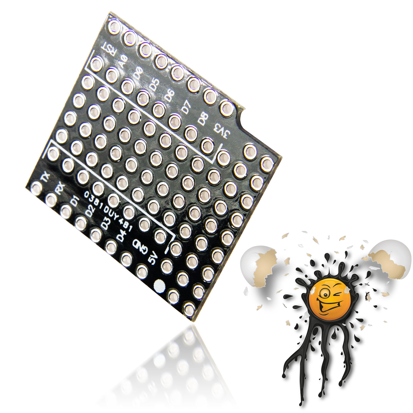 Wemos D1 WEMOS Mini ESP8266 Entwicklerboard Base I/O Adapter Proto Board Set 7 Teile – Bild 4