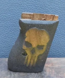 Walther PPK , Ausführung 8, Skull, Nußbaum