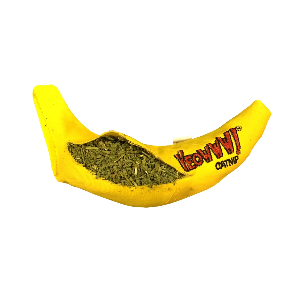 Katzenspielzeug – Yeowww! Chicata Banana, gefüllt mit Katzenminze, biologisch angebaut, keine Füllstoffen wie z.B. Polyester, 17cm – Bild 3