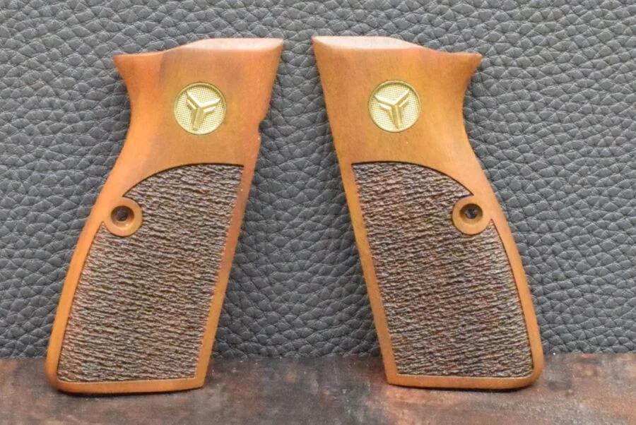 Yavuz 14 , Ausführung 3, punziert, mit Emblem, braun, Nußbaum – Bild 3