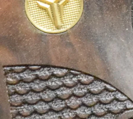 Yavuz 14 , Ausführung 3, punziert, mit Emblem, braun, Nußbaum – Bild 5