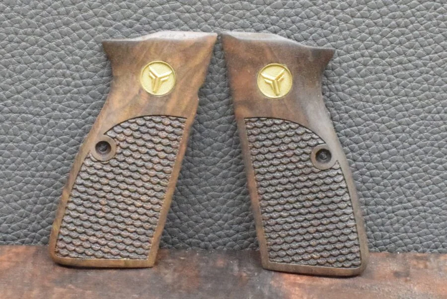 Yavuz 14 , Ausführung 3, punziert, mit Emblem, braun, Nußbaum – Bild 6