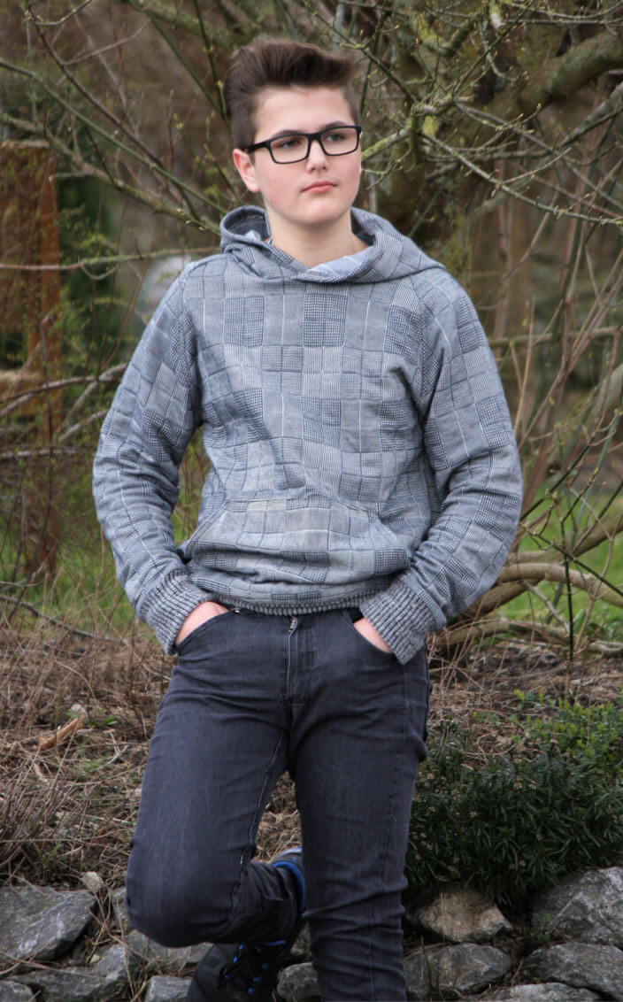 Männershirt, Hoodie “ANDRE”, Gr. XS – XXL – Raglanärmel – Bild 7