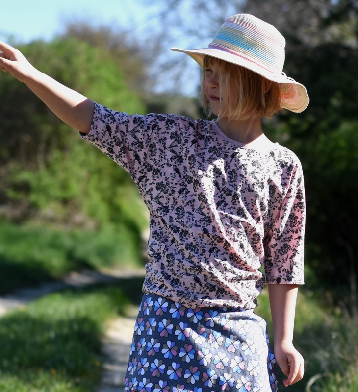 Fledermausshirt “Doro”, Gr. Gr. 110 – 152 – Bild 3