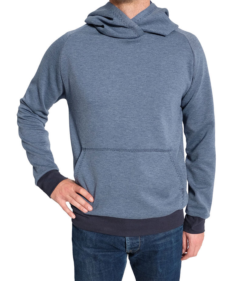 Männershirt, Hoodie “ANDRE”, Gr. XS – XXL – Raglanärmel – Bild 3