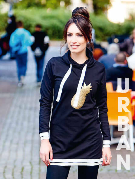 Strickbündchen, Collegebündchen in Schwarz mit Streifen in Weiß/Silber, 95 x 6 cm – Bild 7