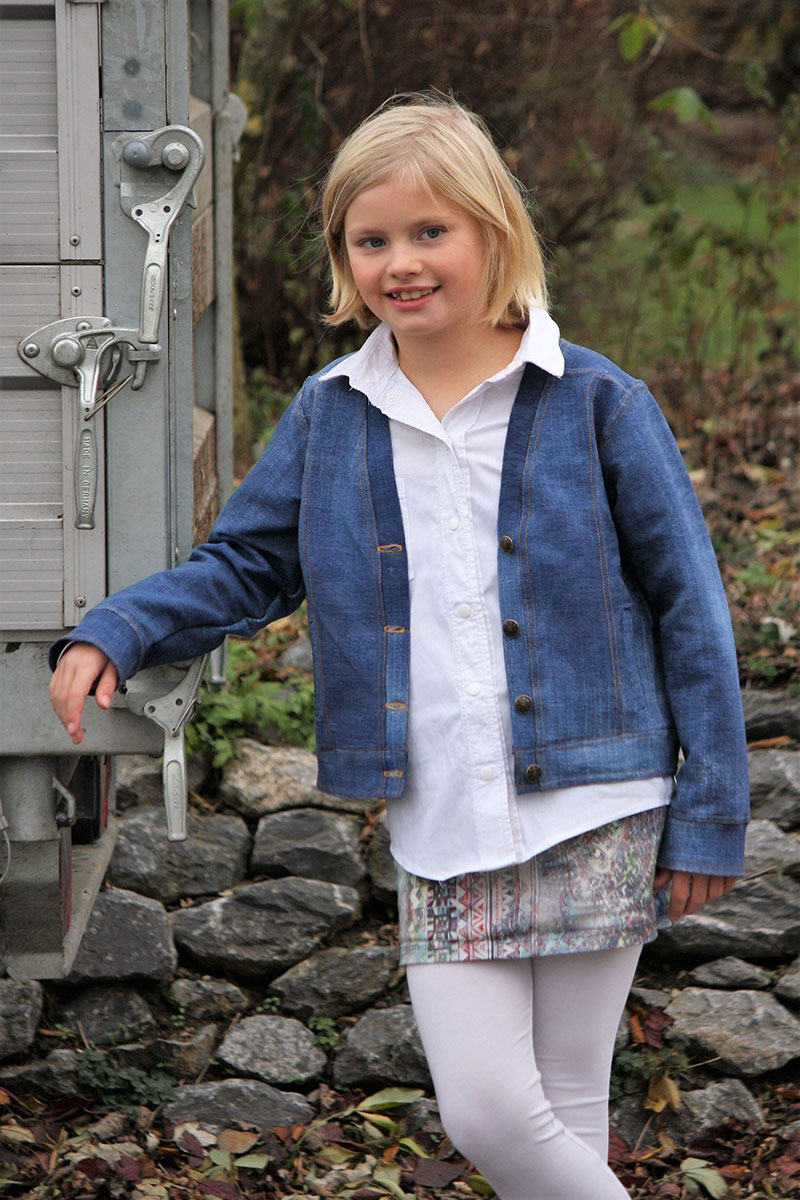 Denim Baumwoll Stoff, Jeansstoff, Jeans Blau – Bild 6