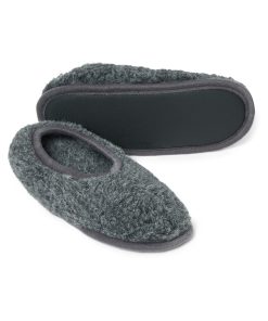 Alwero – Hausschuhe, Ballerina ADULT, GRAPHITE, Biowolle