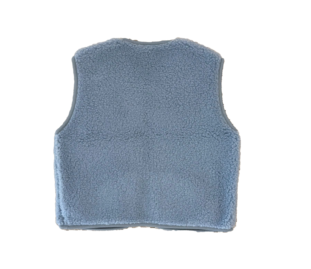 Alwero – Weste „TYB“ Adult, Biowolle, Icy Blue – Bild 5