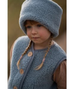 Alwero – Stirnband / Halswärmer VOVO, Icy Blue, Biowolle, ultra light