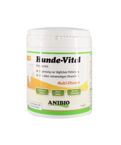 Anibio Multi-Vitamin Kräutermix, Ergänzung zum täglichen Futter, Vitamine/Spurenelemente/Mineralstoffe (Brennnessel, Fenchel, Anis, Kümmel, Birke, Island Moos + Vitamine, Jod, Biotin, Zink,…)