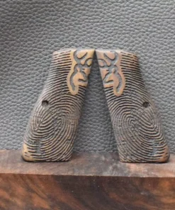 FN Browning High Power, Motiv  gerippte Oberfläche mit Browning Emblem, MAK-Grips, Walnuss, Neuware zum Sonderpreis!