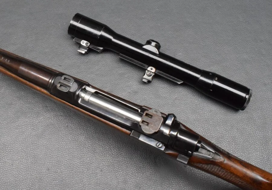 Brünner, Repetierbüchse Jagdrepetierer, Modell 98er, Kaliber 7×64, mit ZF Hensold 1,5-6×36 Abs.4, gebraucht – Bild 4