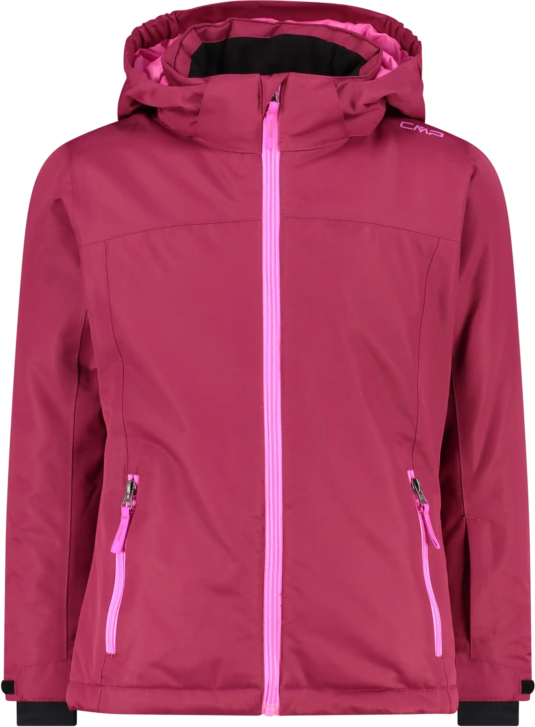 KID G JACKET SNAPS HOOD SANGRIA-PURPLE FLUO – Bild 2