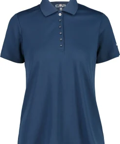 WOMAN POLO BLUE-STONE