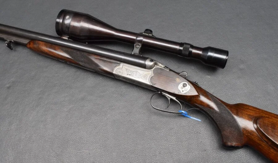 Drilling Sauer & Sohn, Kaliber 16/70 & 7x65R, ZF Hubertus 8×56 Abs.1, sehr gut – Bild 2