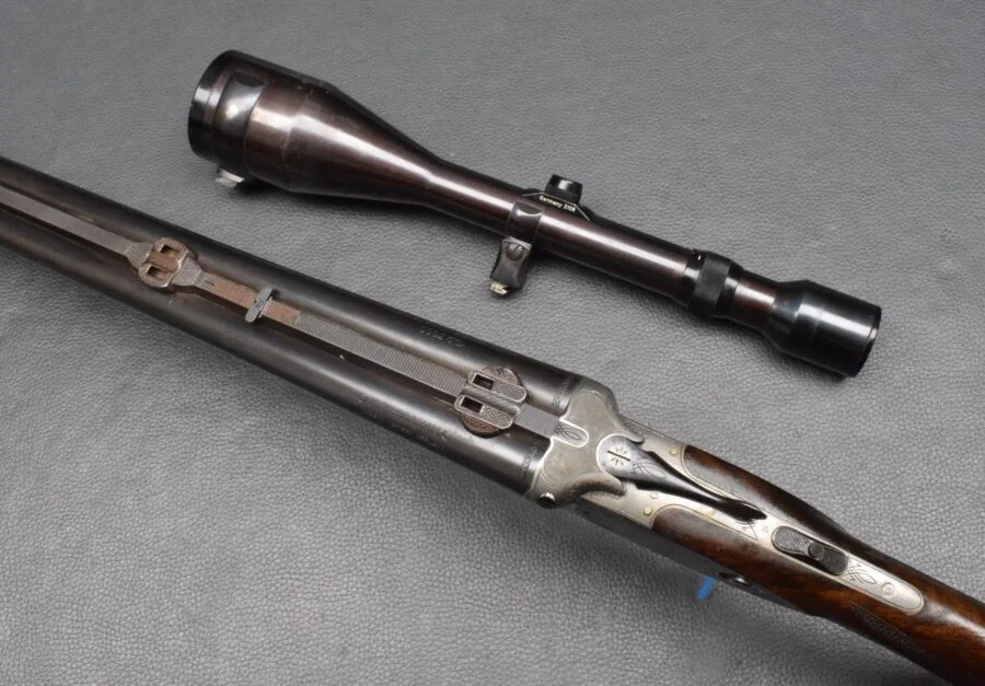 Drilling Sauer & Sohn, Kaliber 16/70 & 7x65R, ZF Hubertus 8×56 Abs.1, sehr gut – Bild 4