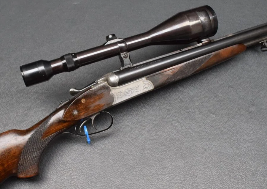 Drilling Sauer & Sohn, Kaliber 16/70 & 7x65R, ZF Hubertus 8×56 Abs.1, sehr gut – Bild 5