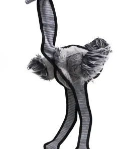 Robustes Spielzeug, Strauß, 60cm lang (mit PET-Flasche und Seil)