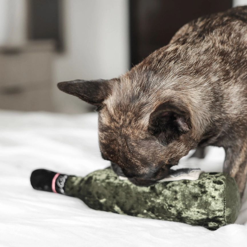 Lambwolf Schnüffel-Merlot, quietscht, mit Versteckmöglichkeiten, ca. 30x6cm – Bild 6