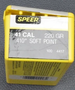 41 Kaliber .410″ von Speer Geschosse, 100 Stück, Soft Point 220gr, zum Sonderpreis