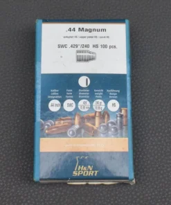 44 Magnum von Haendler & Natermann 100 HS Geschosse, Semi-Wadcutter 15,55g/240gr, zum Sonderpreis