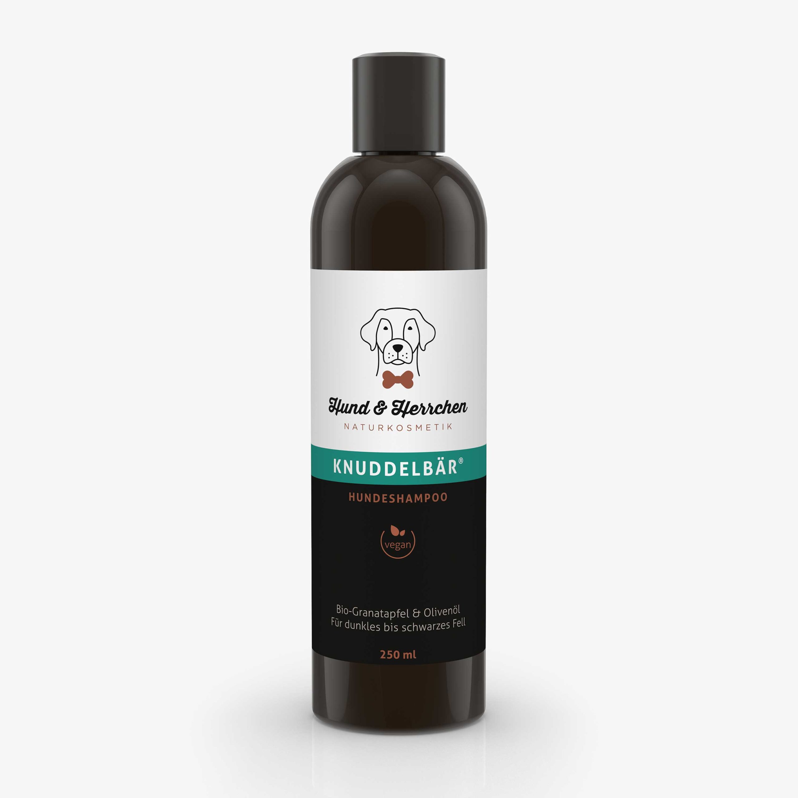 Knuddelbär Hundeshampoo (für dunkles/schwarzes Fell) – Bild 2