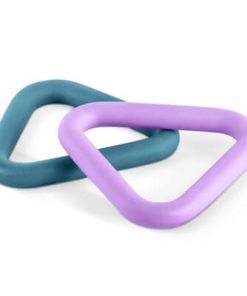 Hundespielzeug „Triangel“, fliederfarben, 100% Naturkautschuk, robust und haltbar, 13cm