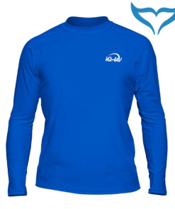 iQ UV 300 Shirt Loose Fit Men Longsleeve Herren M-4XL dark blue blau Langarm Neu