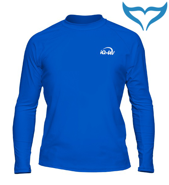 iQ UV 300 Shirt Loose Fit Men Longsleeve Herren M-4XL dark blue blau Langarm Neu