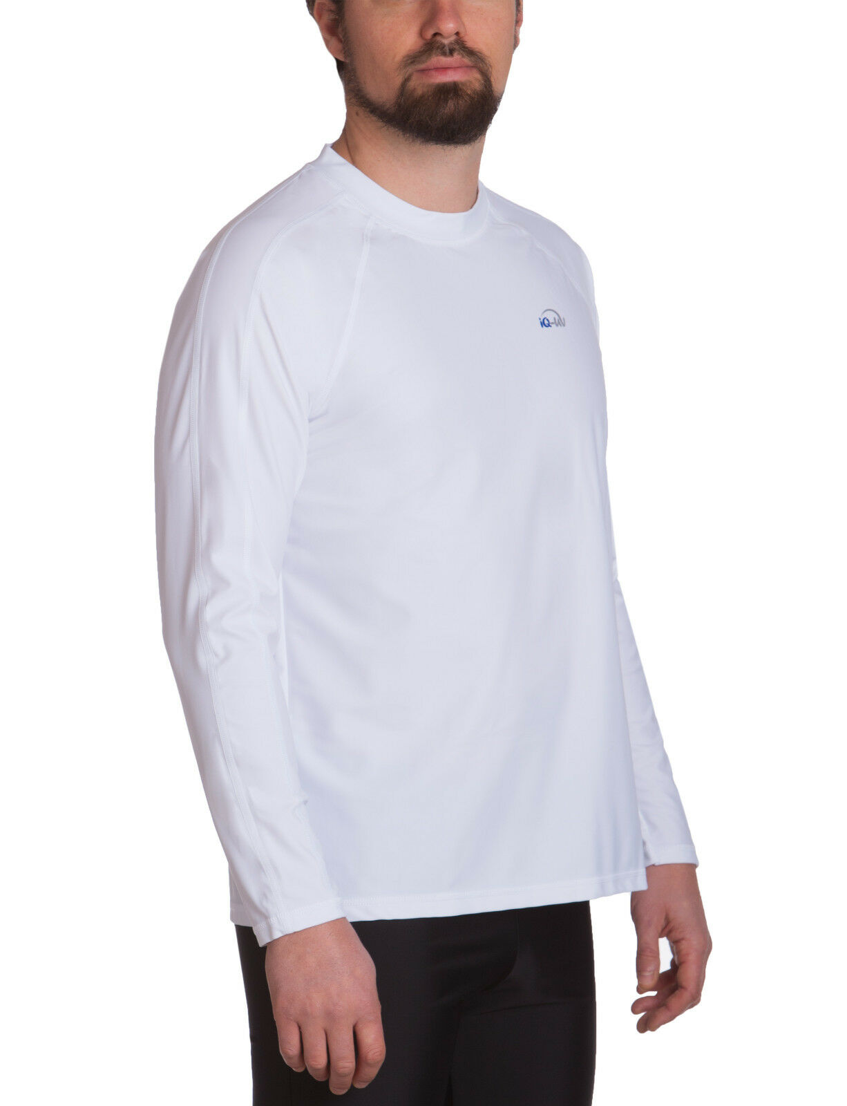 iQ UV 300 Shirt Loose Fit Men Longsleeve Herren S M – 4XL white weiß Langarm Neu – Bild 4