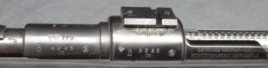 Jagdrepetierer DWM Modell 98er, Kaliber 7×57, Montagebasen, Hugue Schaft, gut – Bild 4