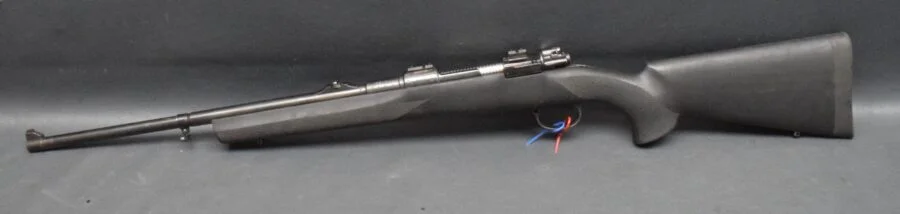 Jagdrepetierer DWM Modell 98er, Kaliber 7×57, Montagebasen, Hugue Schaft, gut – Bild 8