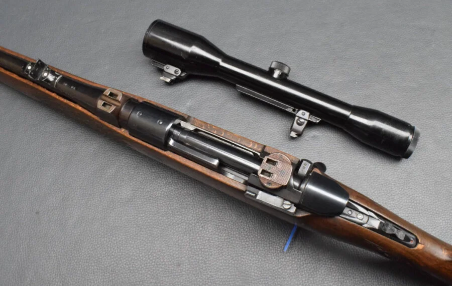 Jagdrepetierer AKAH Modell Saturn, Kaliber 30-06Spring, Stecher, ZF 6×42 Abs.1, gebraucht – Bild 4