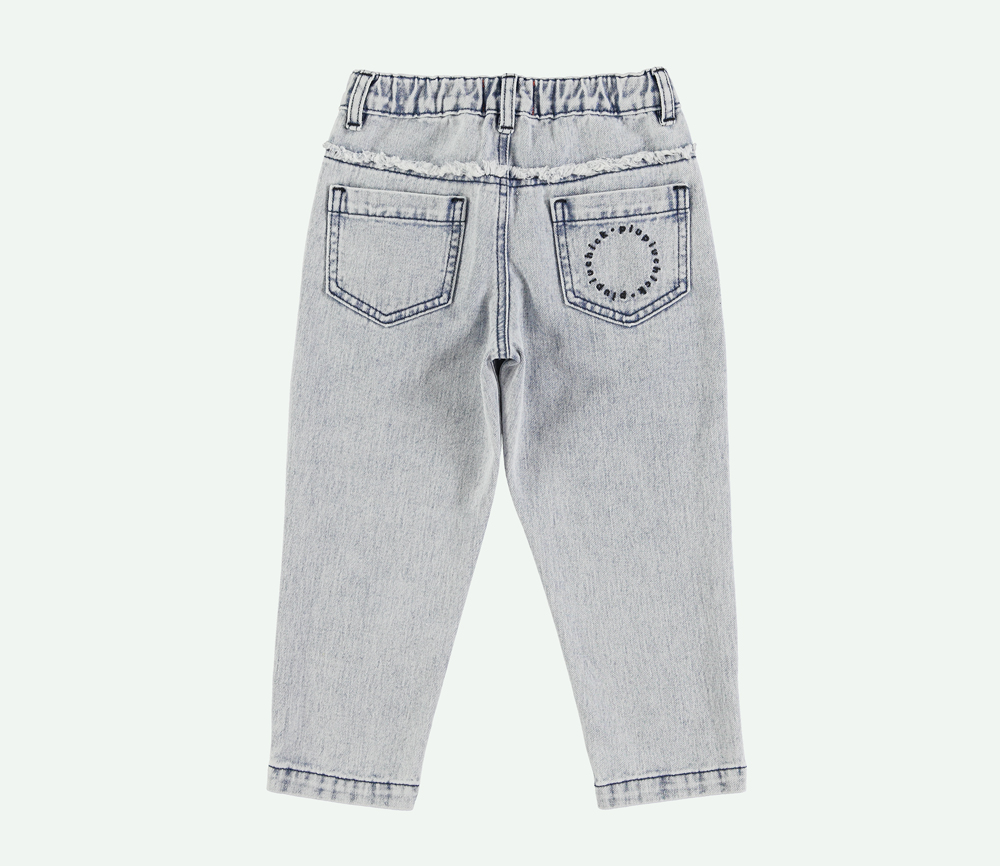 PiuPiuChick – Mom Jeans, washed blue denim – Bild 5