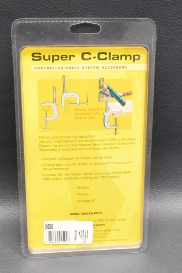 Lansky, Super C-Clamp Sockelgestell zum Messer schärfen, Neuware zum Sonderpreis ! – Bild 4