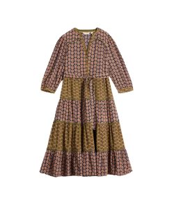 White Stuff – Kleid „MABEL“ mit Mustermix, Eco-Viscose