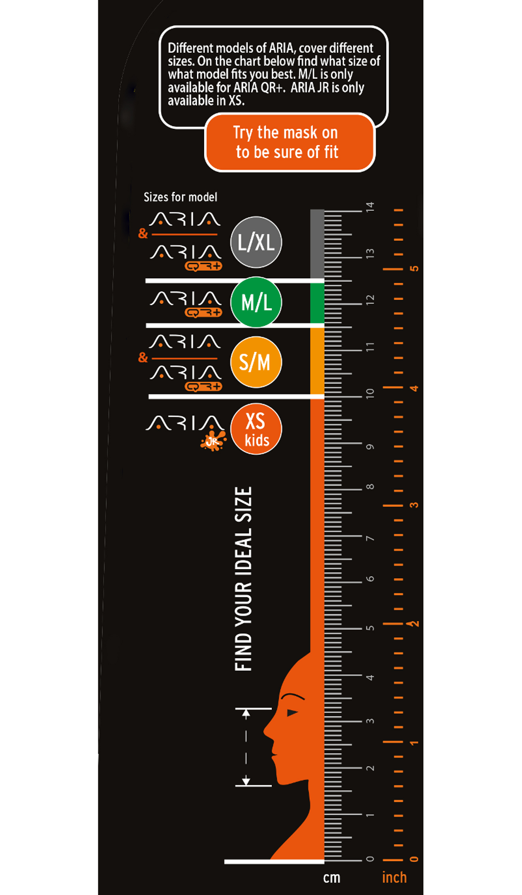 Ocean Reef ARIA Classic Schnorchelmaske Full Face Snorkeling Mask S/M L/XL BL/TR – Bild 6