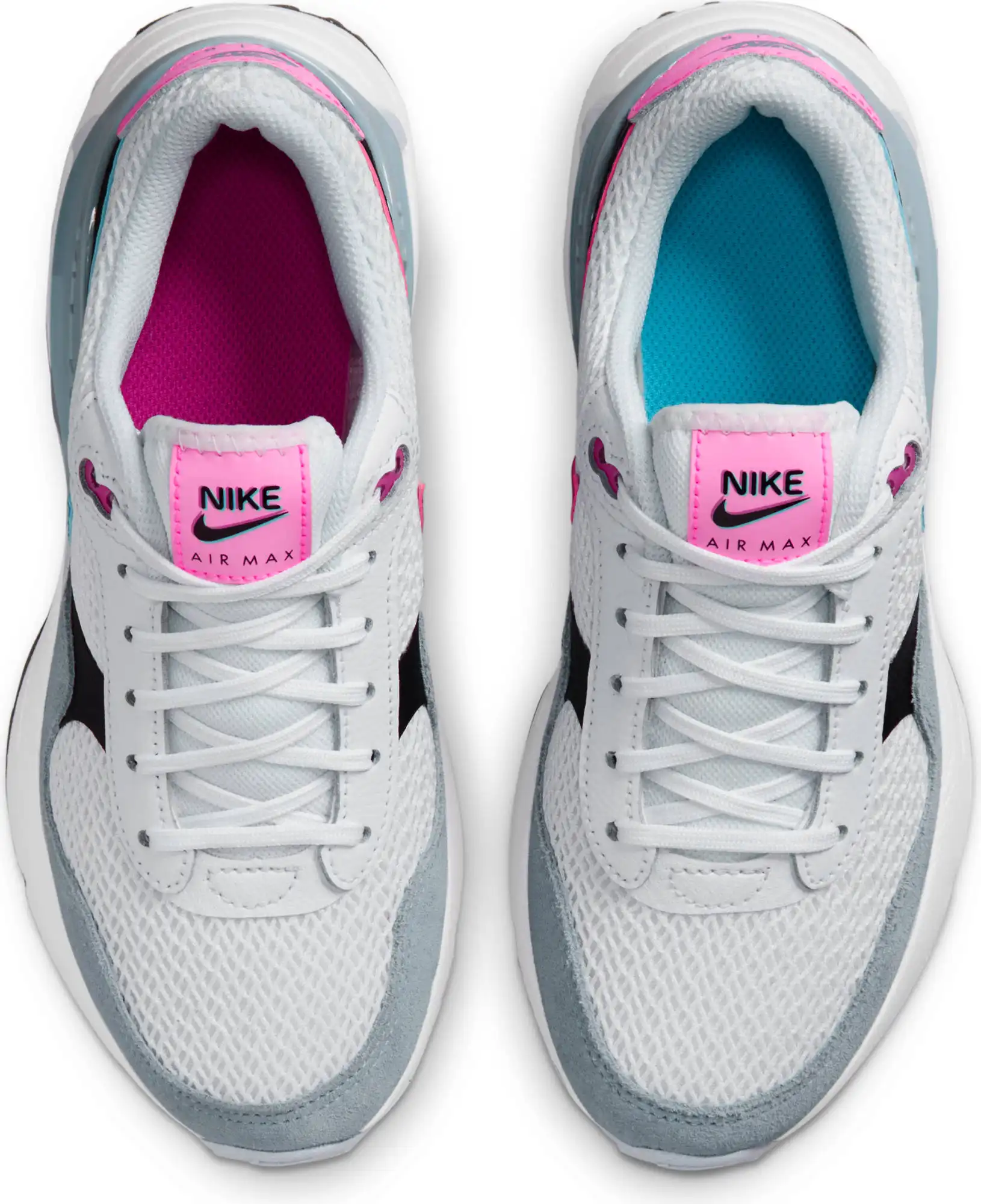 NIKE AIR MAX SYSTM BIG KIDS' S WHITE/BLUE LIGHTNING-BLACK-BLU – Bild 4