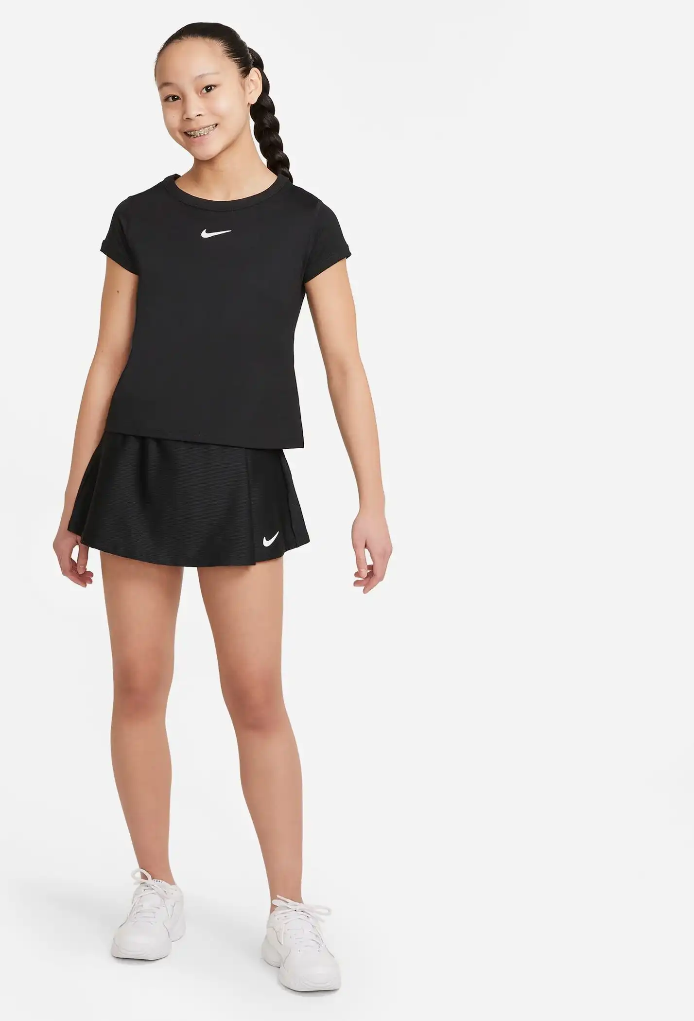 NIKECOURT VICTORY BIG KIDS' (G BLACK/WHITE – Bild 2