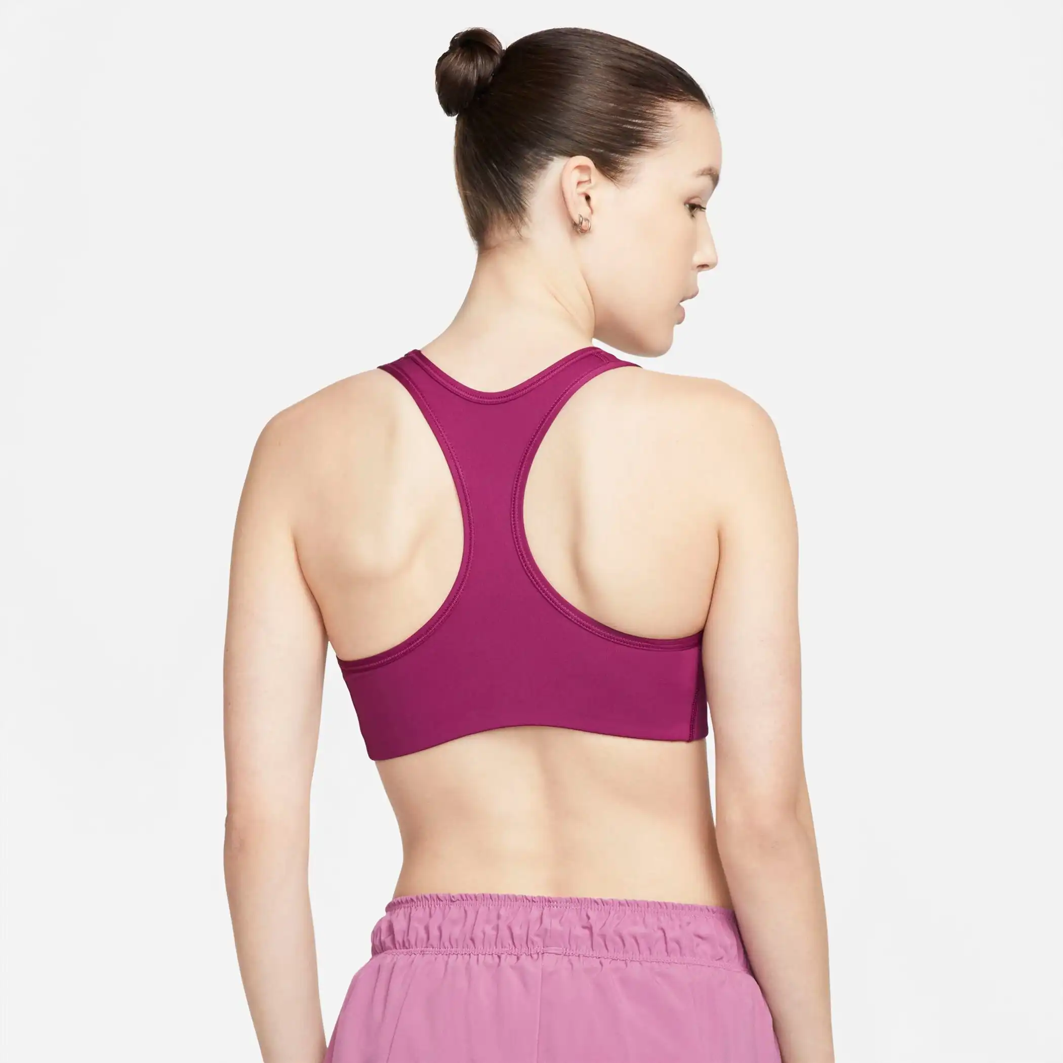 NIKE DRI-FIT SWOOSH WOMEN'S ME SANGRIA/PLUM FOG/LIGHT BORDEAU – Bild 3