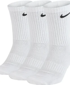 NIKE EVERYDAY CUSHION CREW TRA WHITE/BLACK