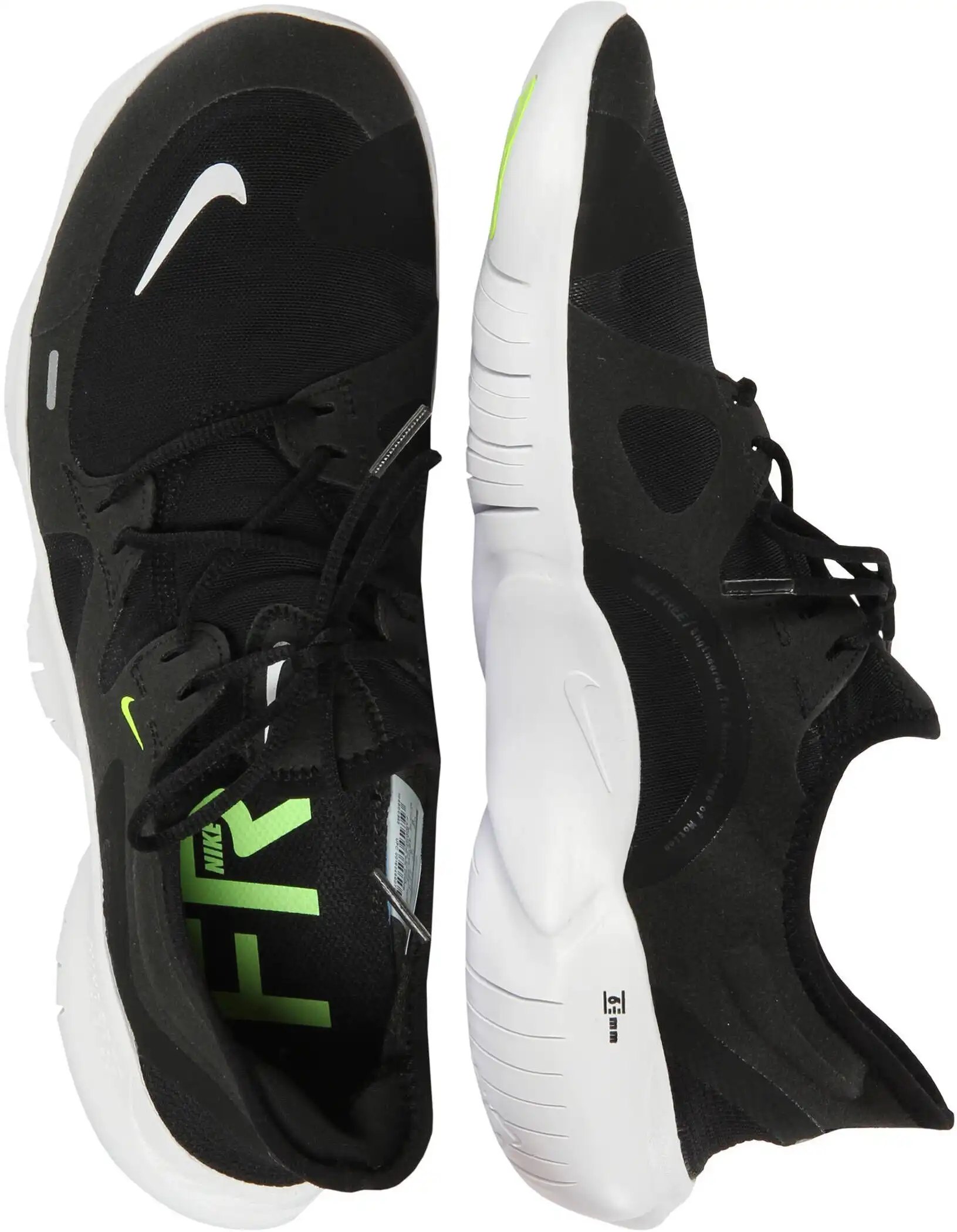 NIKE FREE RN 5.0 BLACK/WHITE-ANTHRACITE-VOLT – Bild 4