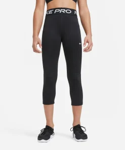 NIKE PRO BIG KIDS' (GIRLS') CA BLACK/WHITE