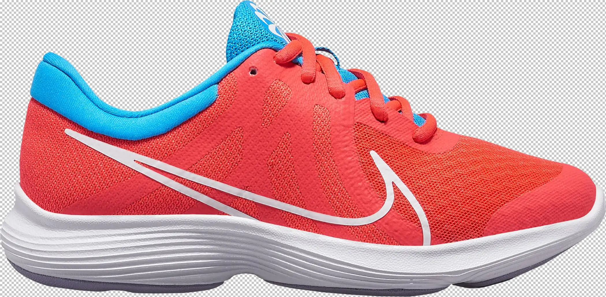 NIKE REVOLUTION 4 JDI BIG KIDS RED ORBIT/WHITE-BLUE HERO-INDI